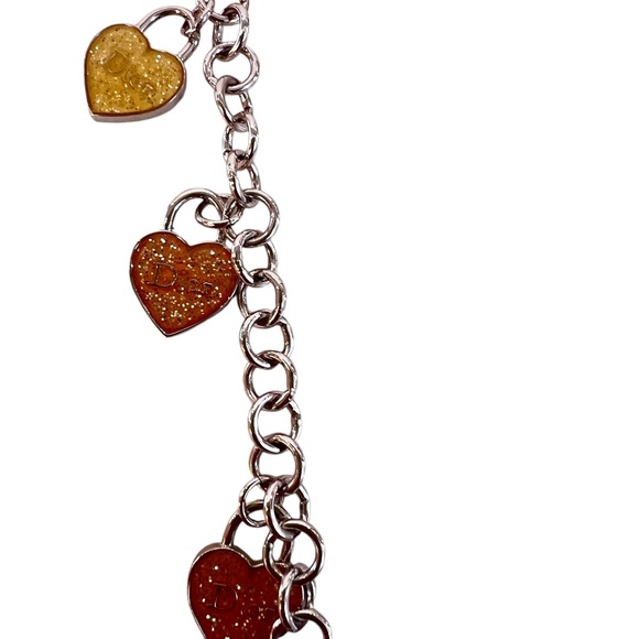Christian Dior Heart Lock and Keys Charm Long Necklace - Picture 12 of 13